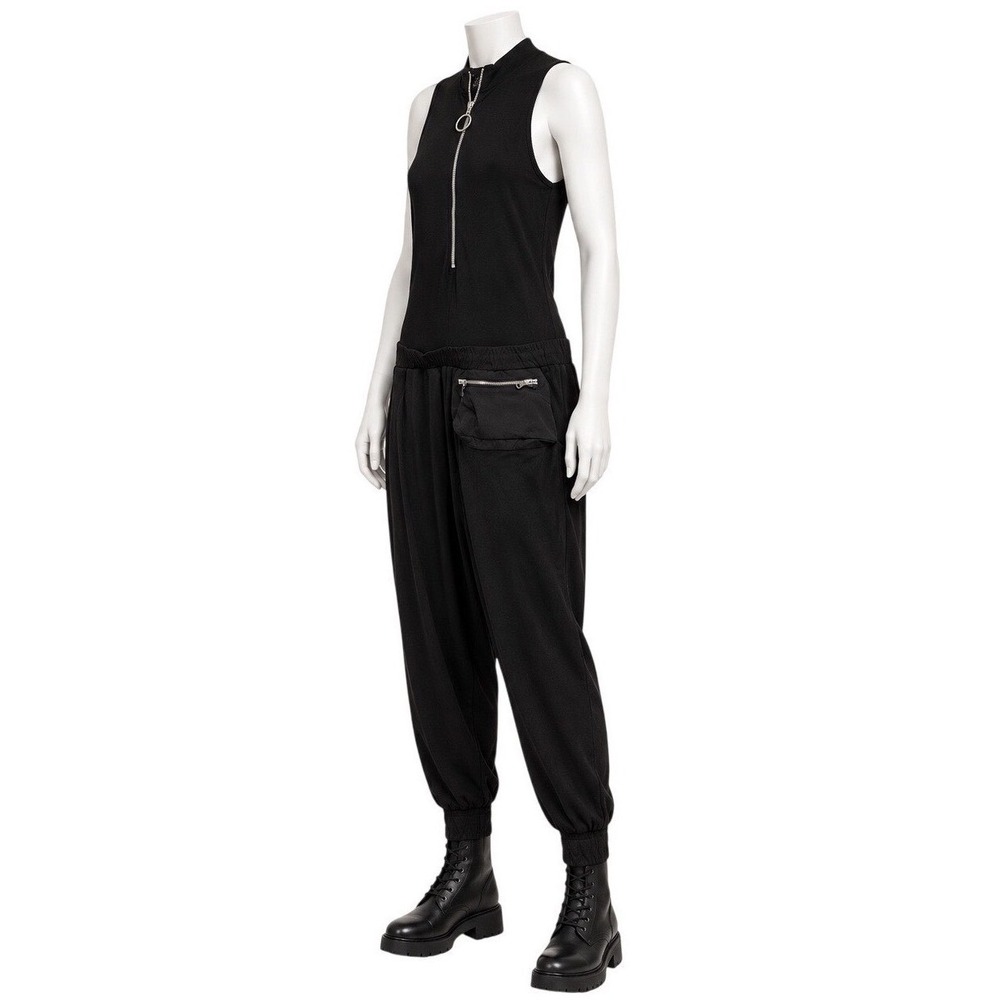 THOM/KROM Germany W O 54 Avant Garde Utility Drop-Crotch Jumpsuit | Women's S